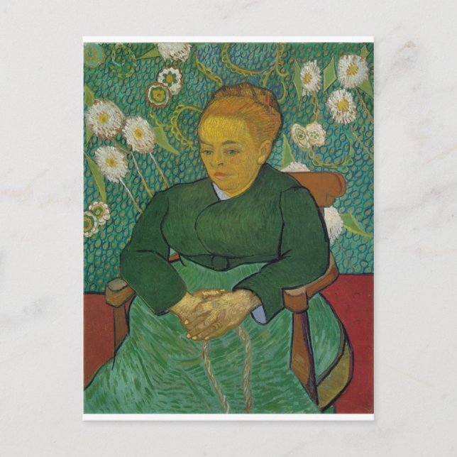POSTAL VAN GOGH - LA BERCEUSE (AUGUSTINE ROULIN) (Anverso)