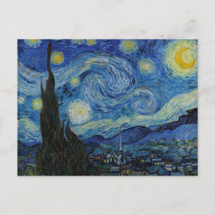 Postal Van Gogh La Noche De Las Estrellas