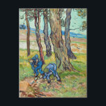Postal Van Gogh - Los excavadores, pintura famosa,<br><div class="desc">The Diggers,  famosa pintura de Vincent van Gogh,  1889.</div>