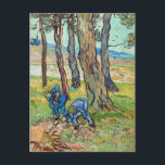 Postal Van Gogh - Los excavadores, pintura famosa,<br><div class="desc">The Diggers,  famosa pintura de Vincent van Gogh,  1889.</div>