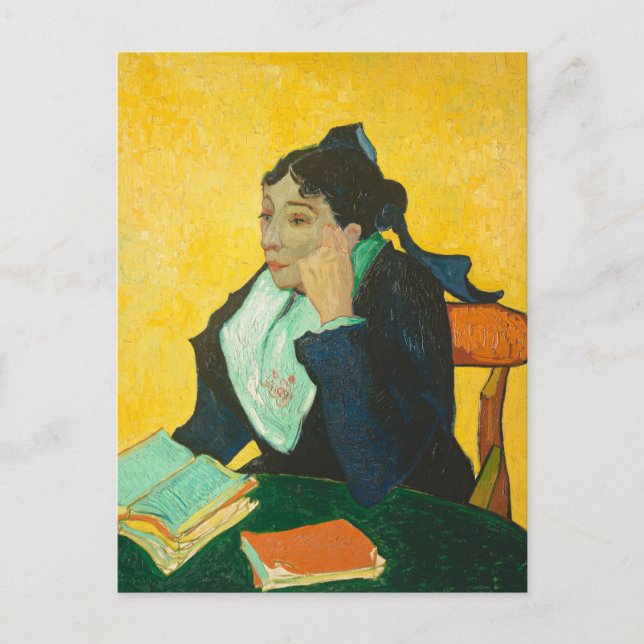 Postal Van Gogh - Madame Joseph-Michel Ginoux, (Anverso)