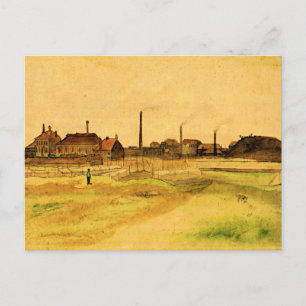 Postal Van Gogh - Mina de carbón en el Borinage,