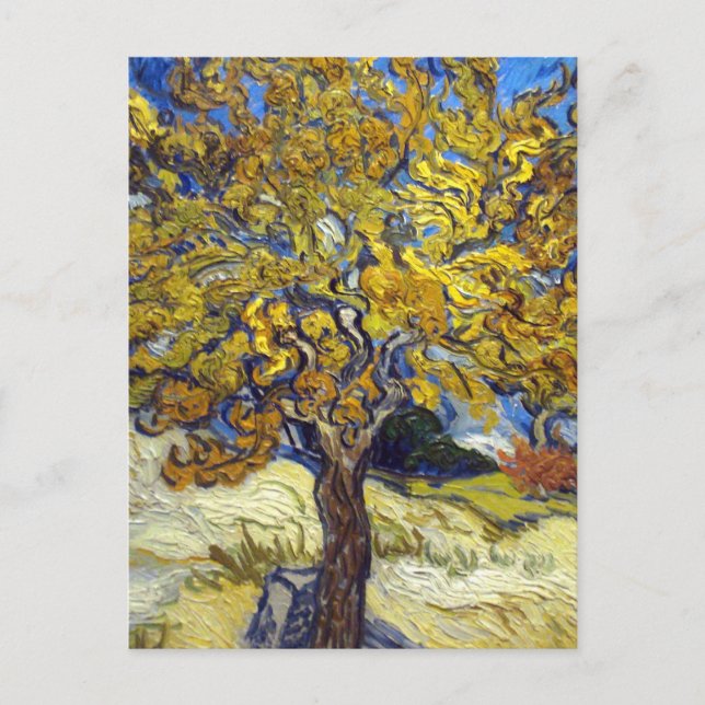 Postal Van Gogh Mulberry Tree Masterpiece Art (Anverso)