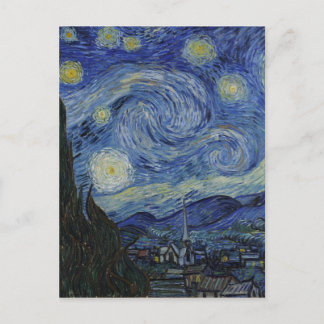 Postal Van Gogh - Noche Starry