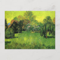 Van Gogh - Parque público con un laúd lloroso