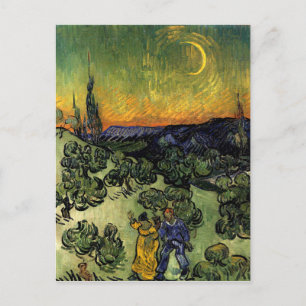 Postal Van Gogh: Paseo nocturno