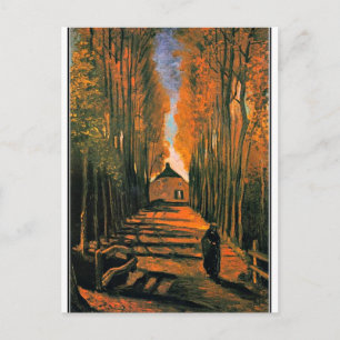 Postal Van Gogh - Poplars en otoño