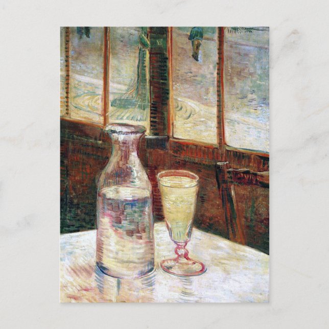 Postal Van Gogh Still Life Absinthe Bella Artes (Anverso)