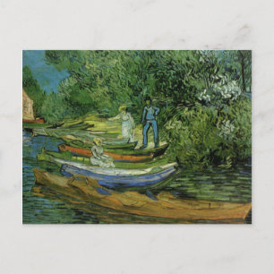 Postal Van Gogh Vintage Bank of the Oise at Auvers
