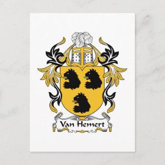 Postal Van Hemert Family Crest