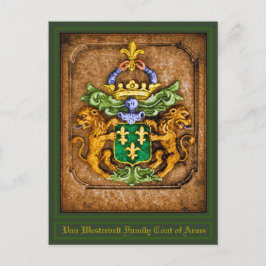 Postal Van Westervelt Family Coat of Arms