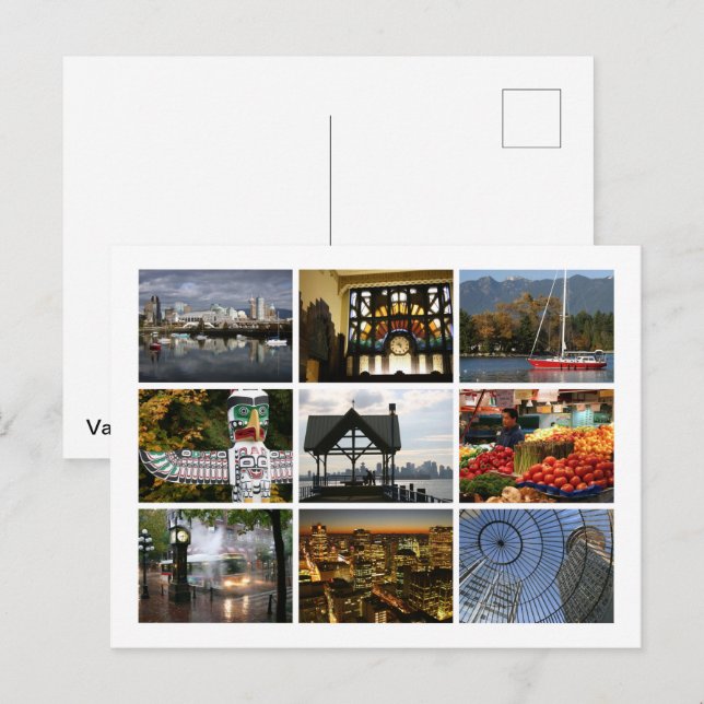 Postal Vancouver (Anverso / Reverso)