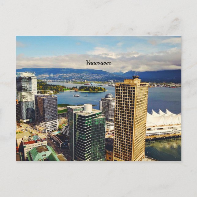 Postal Vancouver, BC Cityscape (Anverso)