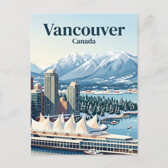 Postal Vancouver, Canadá (Anverso)