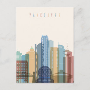 Postal Vancouver (Canadá)   Línea de la ciudad