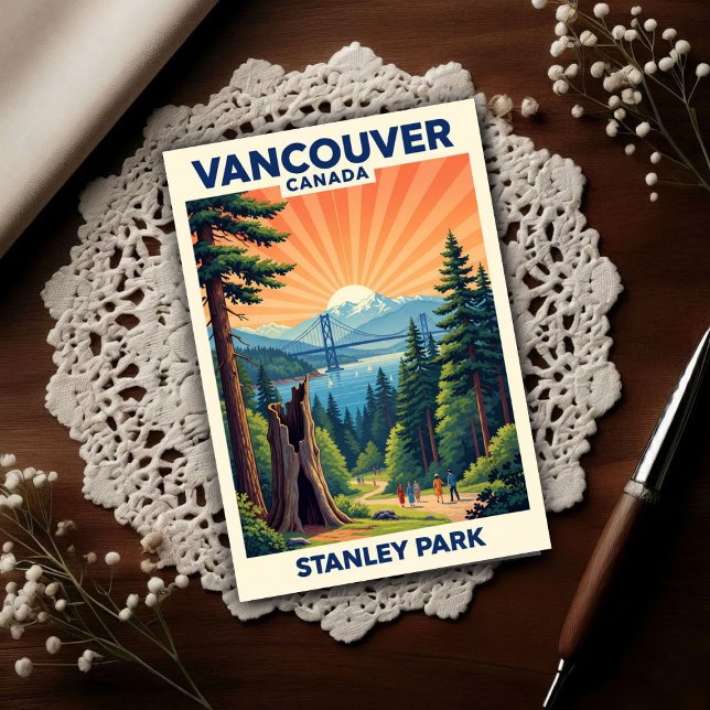 Postal Vancouver, Canadá: Viajes Antiguos de la Década de (Subido por el creador)