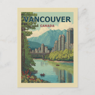 Postal Vancouver Canadá Viajes de arte