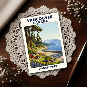 Postal Vancouver, Canadá: Viajes Vintage de los 60