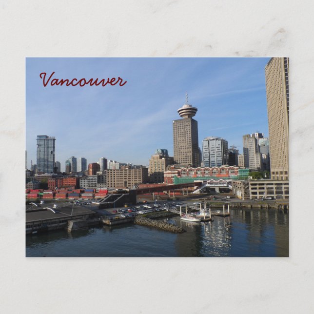 Postal Vancouver, Columbia Británica (Anverso)