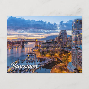 Postal Vancouver, Columbia Británica, Canadá