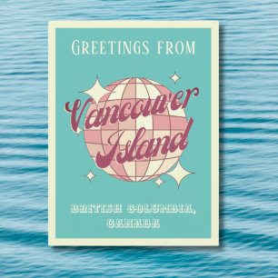 Postal Vancouver Island British Columbia Canada Postcard
