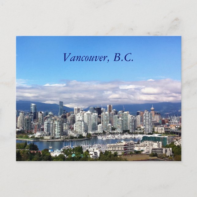 Postal Vancouver Skyline (Anverso)