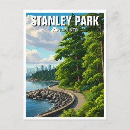 Postal Vancouver Stanley Park Canada Travel