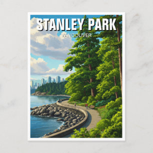 Postal Vancouver Stanley Park Canada Travel