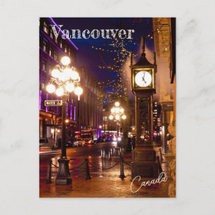 Postal Vancouver Steamclock Souvenir