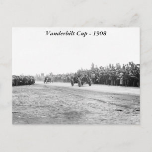 Postal Vanderbilt Cup Auto Race, principios del siglo XX
