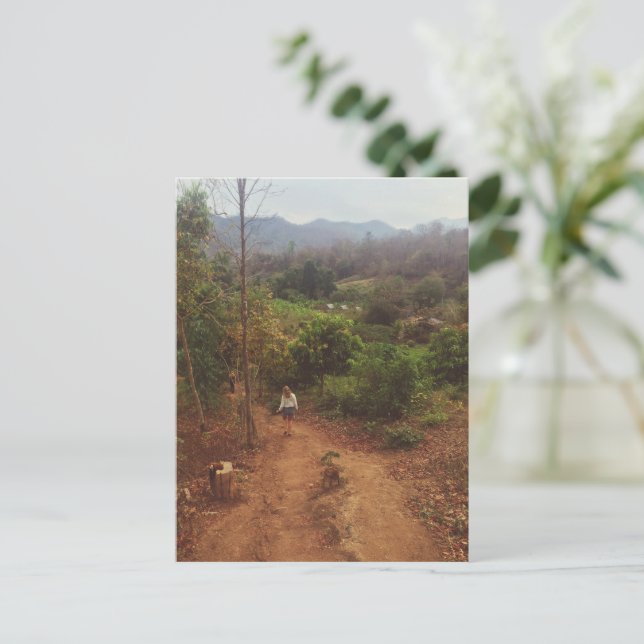 Postal Vang Vieng (Anverso de pie)