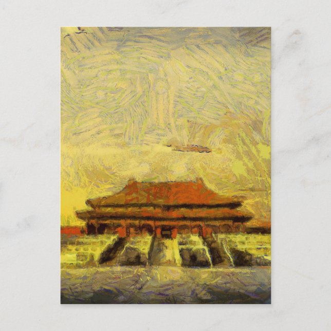 Postal vangogh Forbidden-City (Anverso)