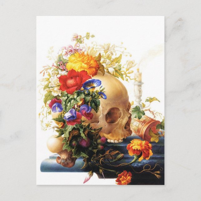 Postal Vanitas Bouquet Postcard (Anverso)