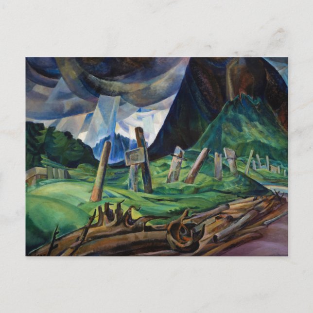Postal Vanquished, 1930 by Emily Carr (Anverso)