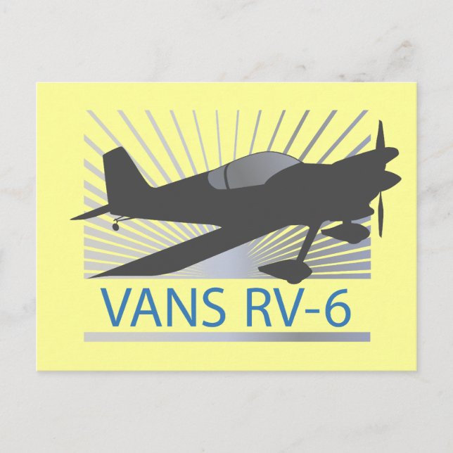 Postal Vans RV-6 (Anverso)