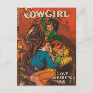 Postal Vaquera Celosa