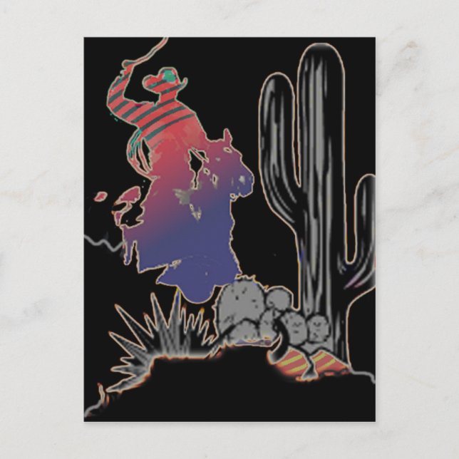 Postal vaquero (Anverso)