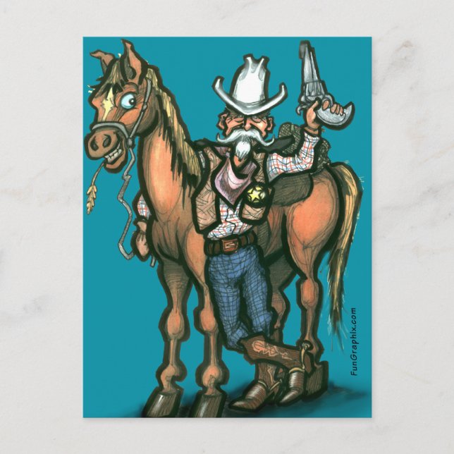 Postal Vaquero (Anverso)