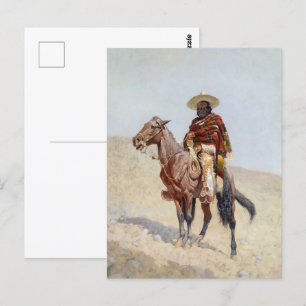 Postal Vaquero mexicano (1890) por Frederic Remington