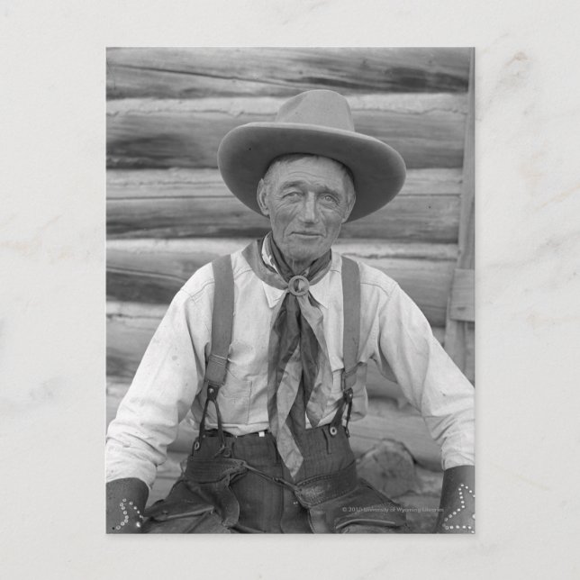 Postal Vaquero viejo (Anverso)