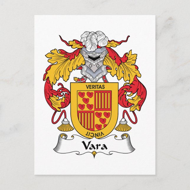Postal Vara Family Crest (Anverso)