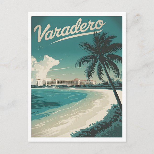 Postal Varadero Vintage (Anverso)