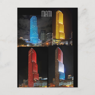 Postal Variaciones sobre un tema: Torre de Miami