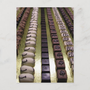 Postal Variedad de chocolate