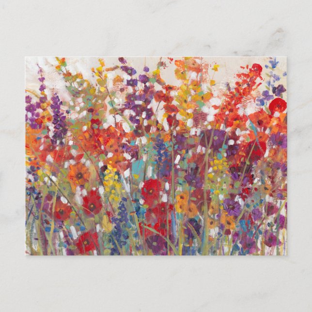 Postal Variedad de flores (Anverso)