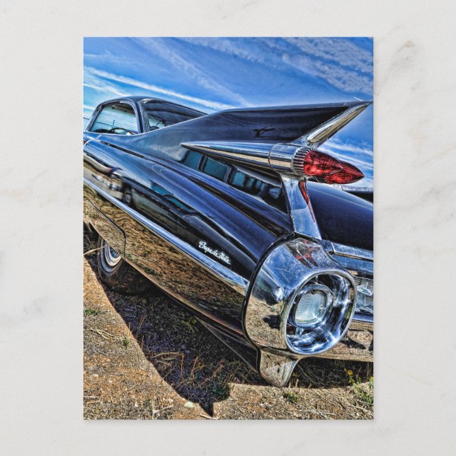 Postal varilla candente de cadillac de 1959 (Anverso)