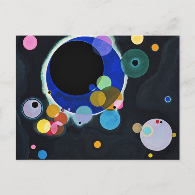 Postal Varios círculos (Anverso)