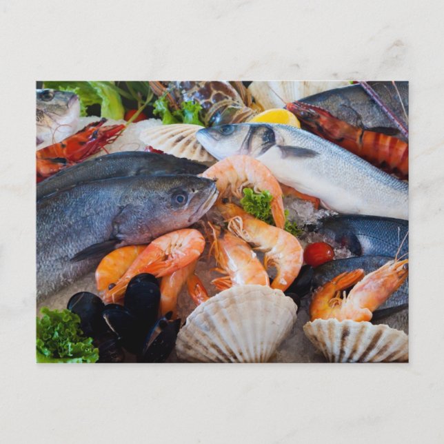 Postal Varios Mariscos (Anverso)