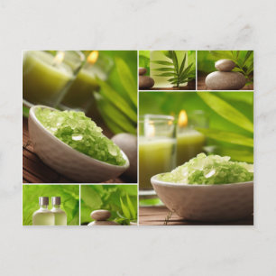 Postal Varios: Zen Spa Collage Patterns Tres
