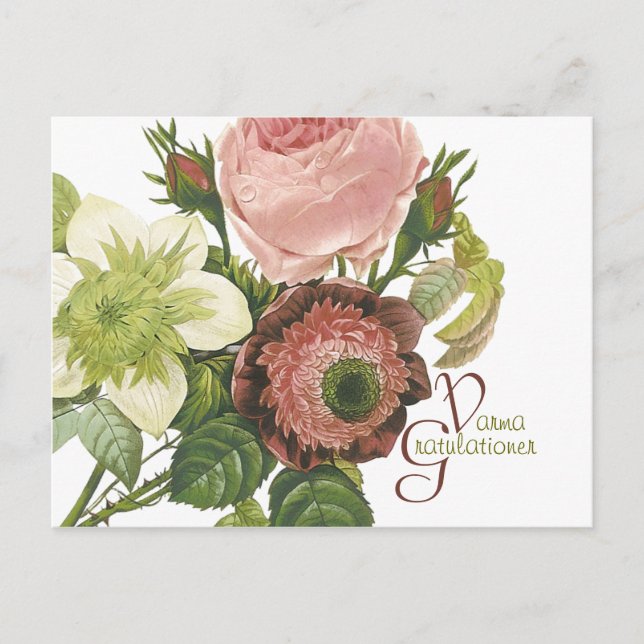 Postal Varma Gratulationer CC0138 (Anverso)